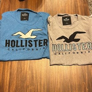 2 medium hollister t shirts